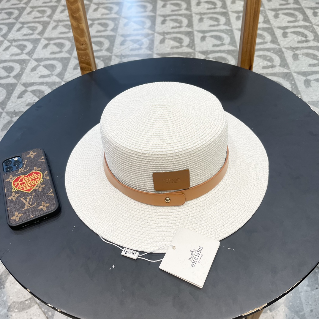 NO:194573,Hermes new belt straw hat, top hat, head circumference 57cm hat, fisherman hat baseball hat knit hat, hat, hermes, espadrilles, hats19860909爱马仕新皮带款草帽,平顶礼帽,头围57cm帽子渔夫帽棒球帽针织帽,帽子,hermes,espadrilles,hats,hat