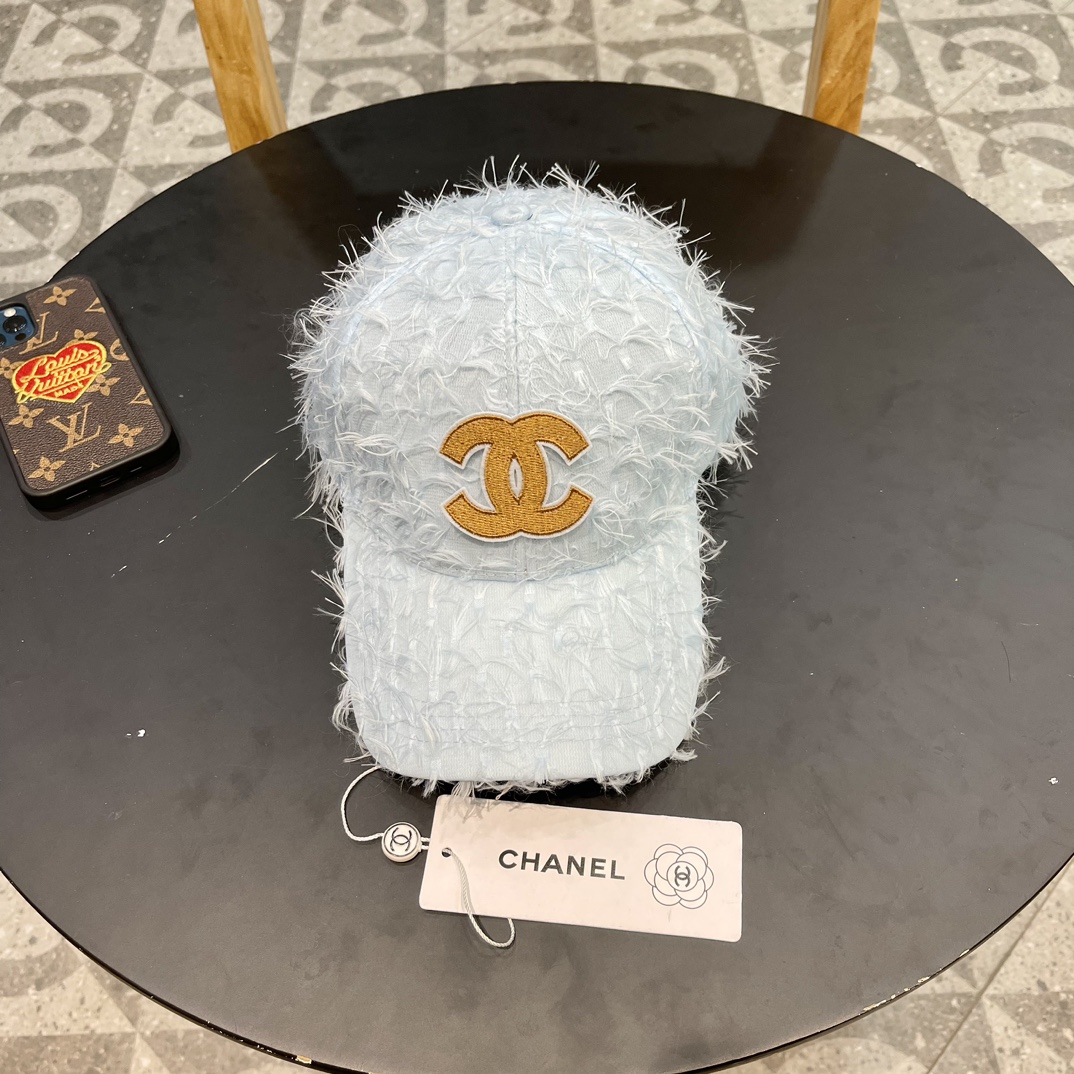 CHANEL香奈儿新款原单棒球帽鸭舌棒球帽简约大气休闲时尚潮流又有范百搭款！