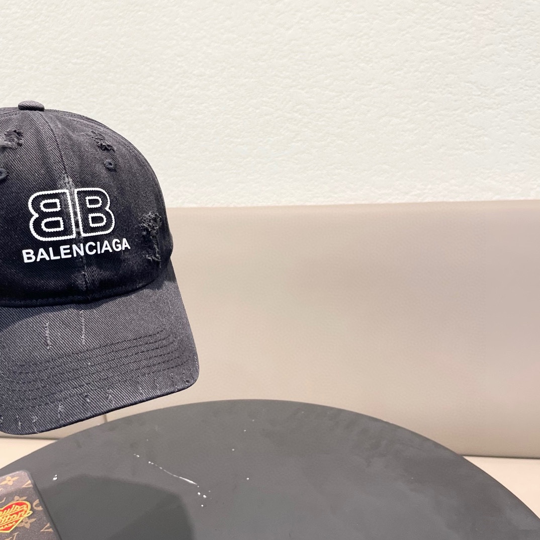 巴黎世家Balenciaga设计师小众品牌立体浮雕棒球帽定制立体logo男女同款