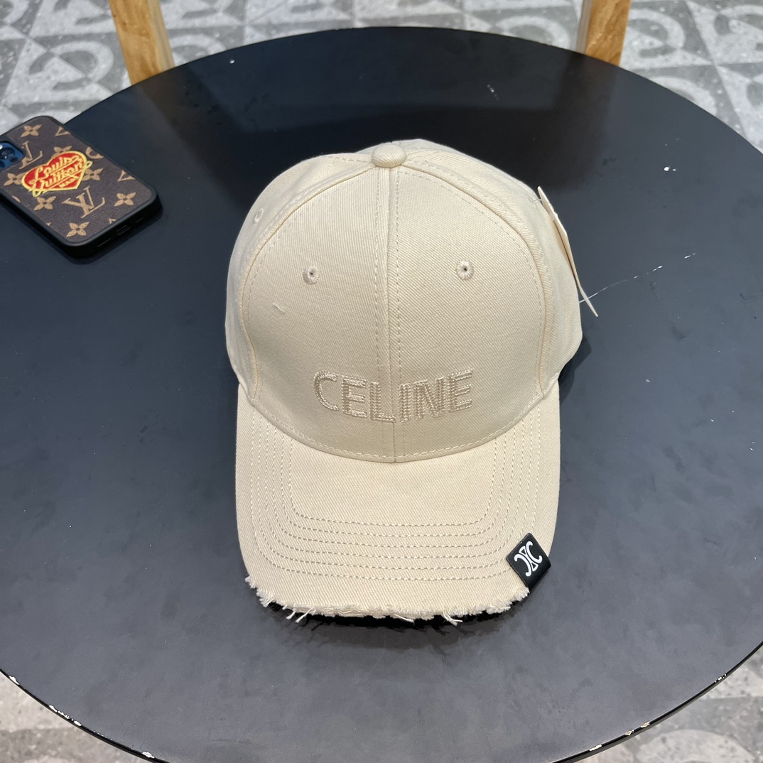 Nueva gorra de béisbol de Celine, clásica y simple estilo Chanel, diseño casual y moderno, nuevo producto de gran venta…