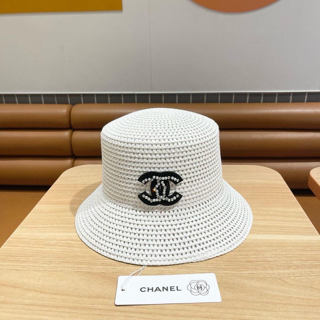 Chanel香奈儿新款草帽高级定制头围57cm
