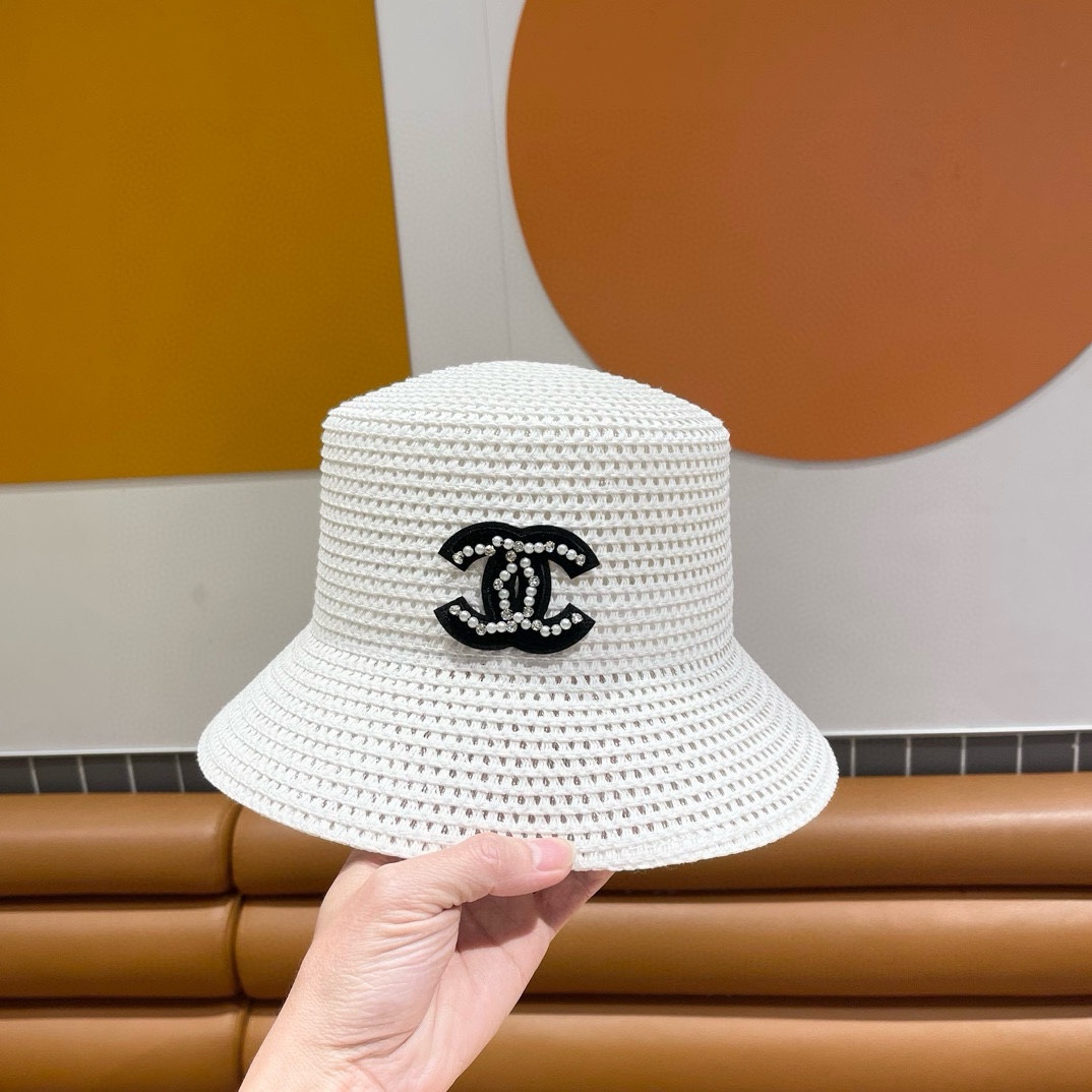 Chanel香奈儿新款草帽高级定制头围57cm
