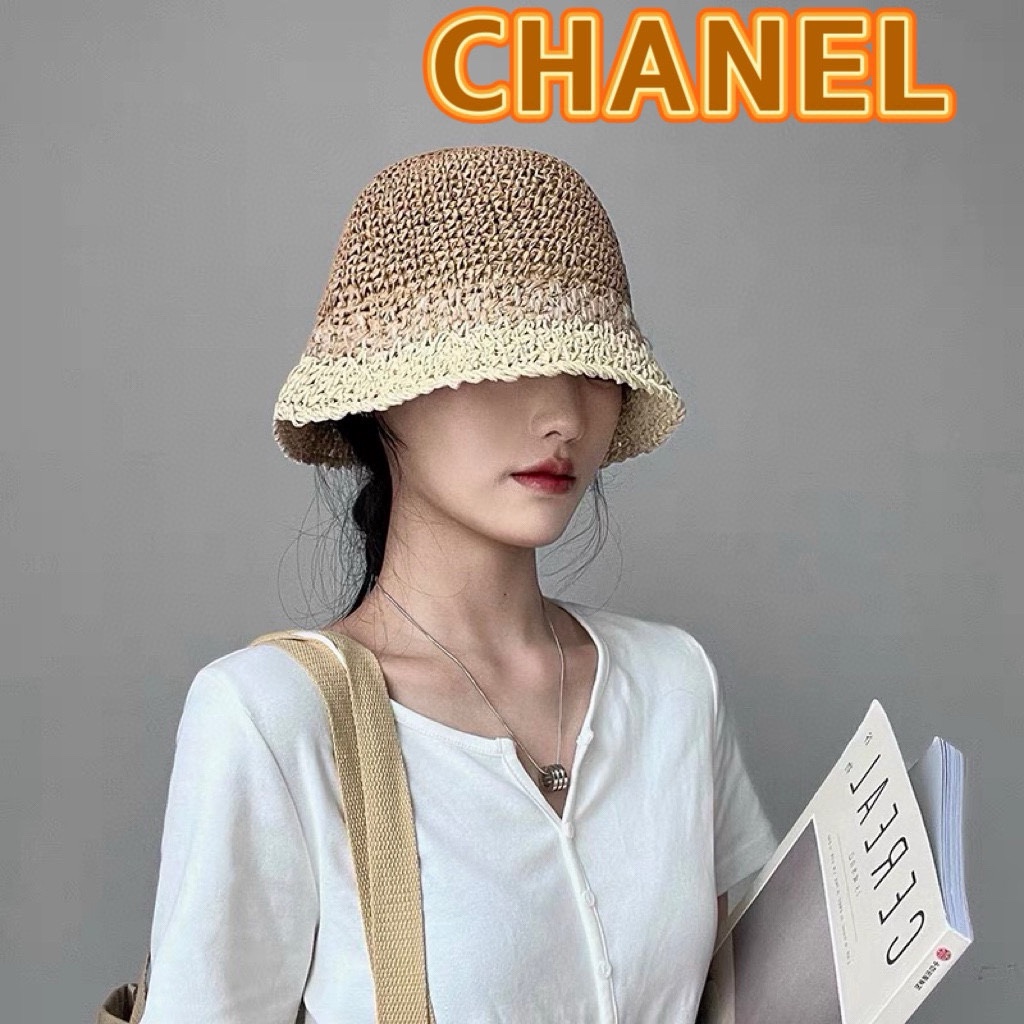 Chanel Sombreros Sombrero de paja AAAA personalizar
 Tejido Mujeres Colección de verano