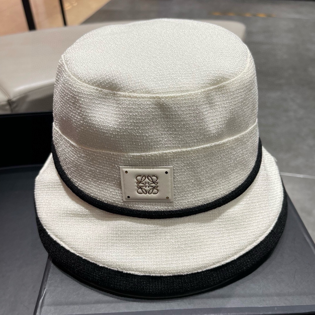 Loewe罗意威新款2024春夏新款渔夫帽订单货可通过国检品质洗水渔夫帽雅痞时髦街头风超酷色系也太好看了
