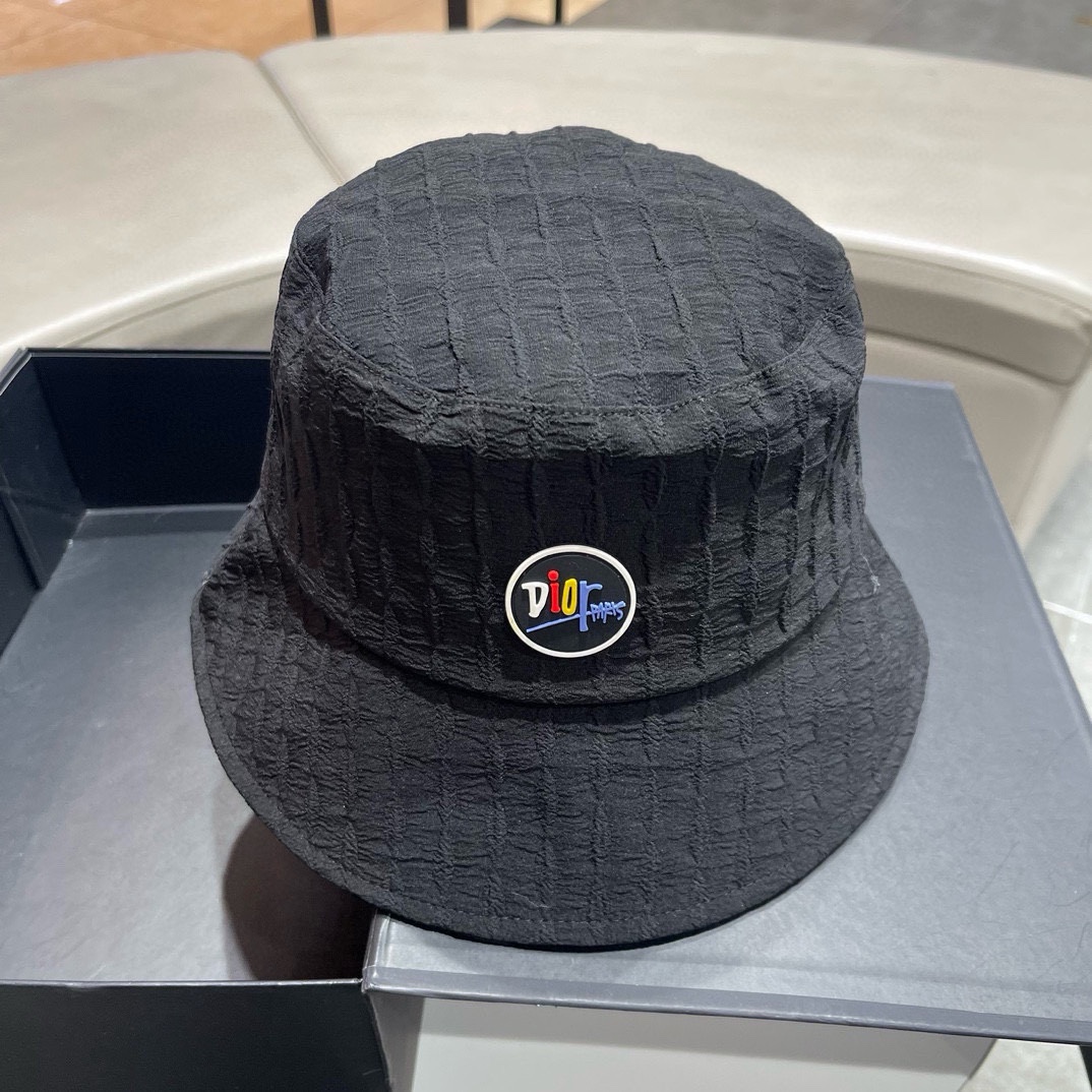 【DIOR】 nuevo sombrero de pescador minimalista de primavera 2024, nuevo modelo, estilo de marca, muy fácil de combinar, …