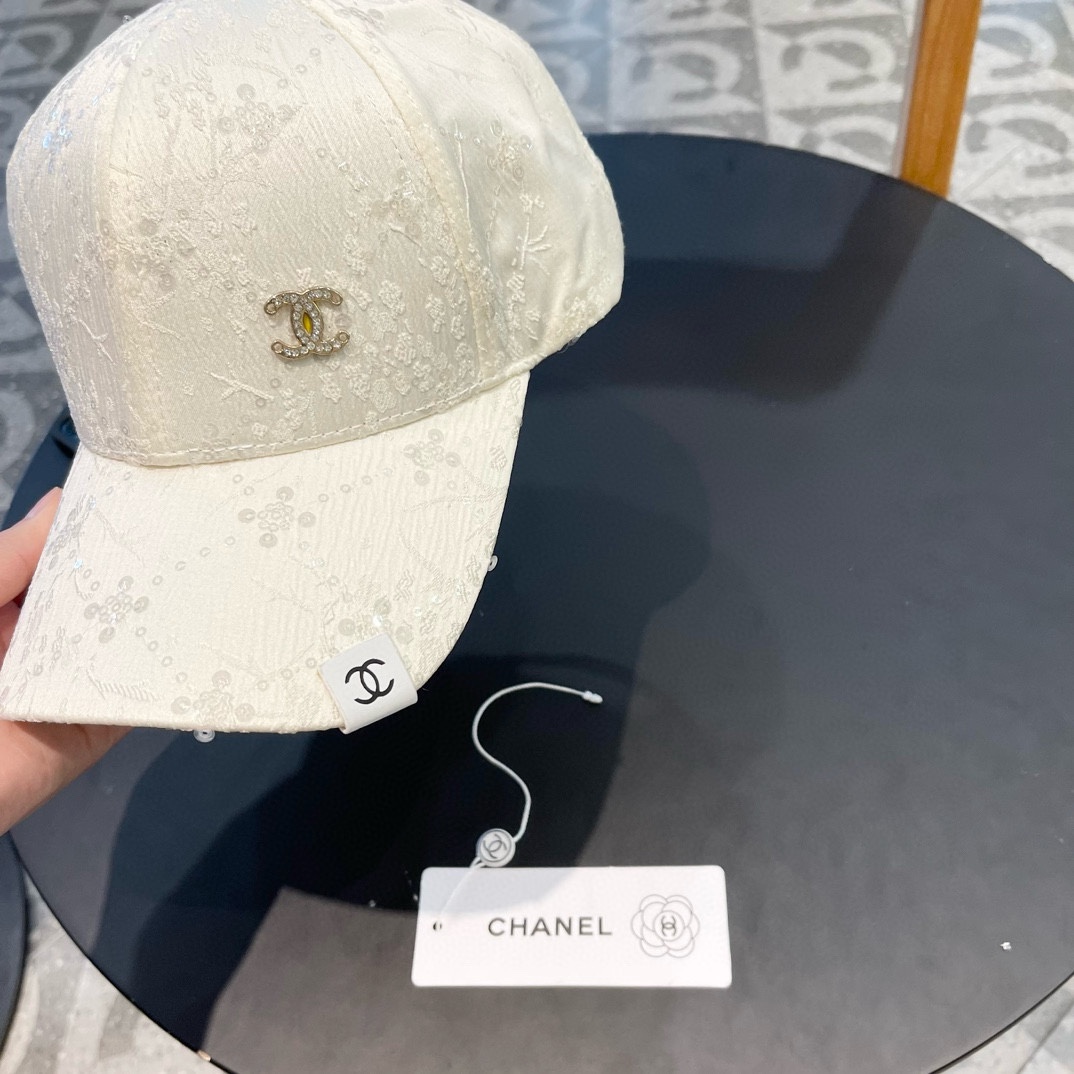 Chanel香奈儿2024春夏新款新中式小香风棒球帽流行款