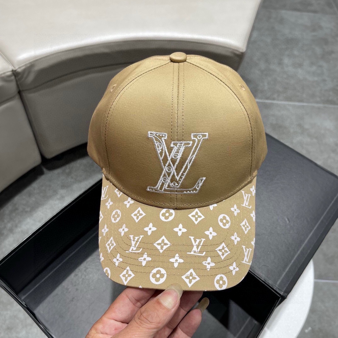 [LV Louis Vuitton] 2024 nuevo estilo de boutique gorra de béisbol, nuevo lanzamiento, estilo de marca muy fácil de comb…