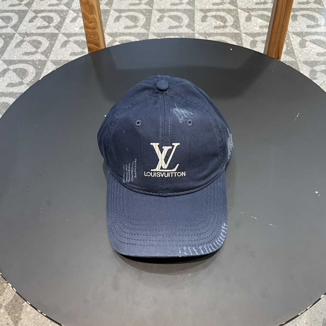 Gorra de béisbol LV color vaquero nueva, un accesorio perfecto para el día a día, forma clásica de color sólido muy ver…