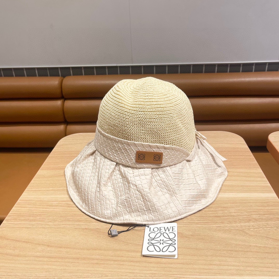 Sombrero de pescador LOEWE, sencillo, circunferencia de cabeza 57 cm, sombrero de pescador, gorra de béisbol, gorro de …