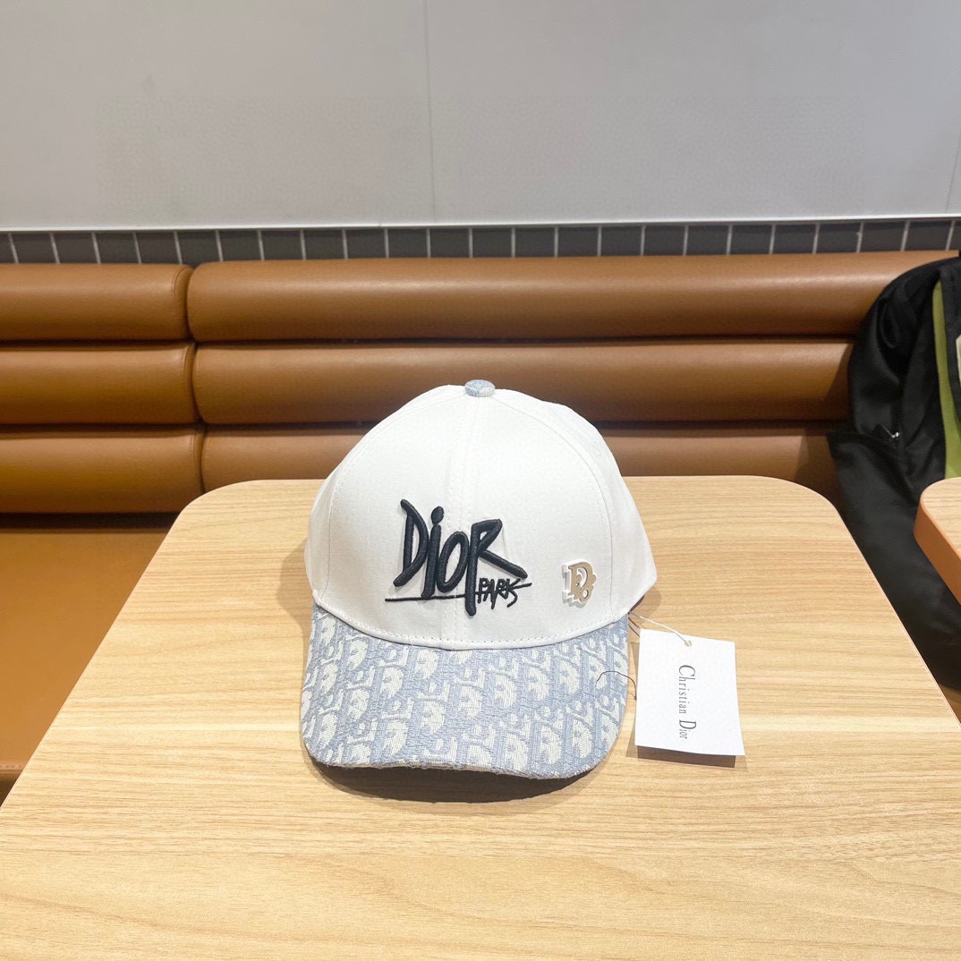 Dior gorra de béisbol clásica original, exquisita y con estilo, muy elegante y moderna, popular agotada en tiendas, cal…
