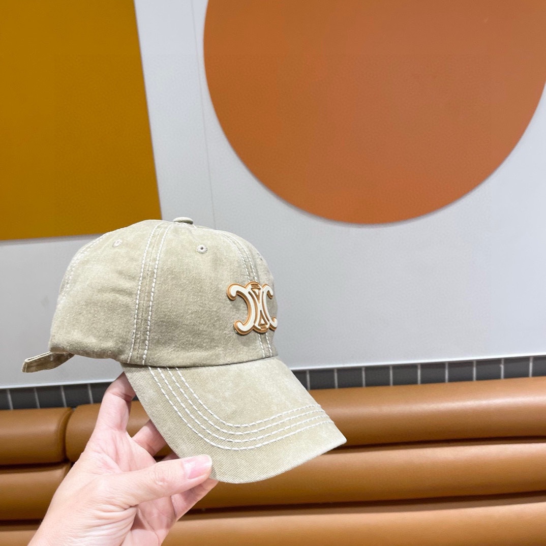 Gorra de béisbol lavada Celine Arco de Triunfo, para hombre y mujer, circunferencia de cabeza 57cm, sombrero de pescado…