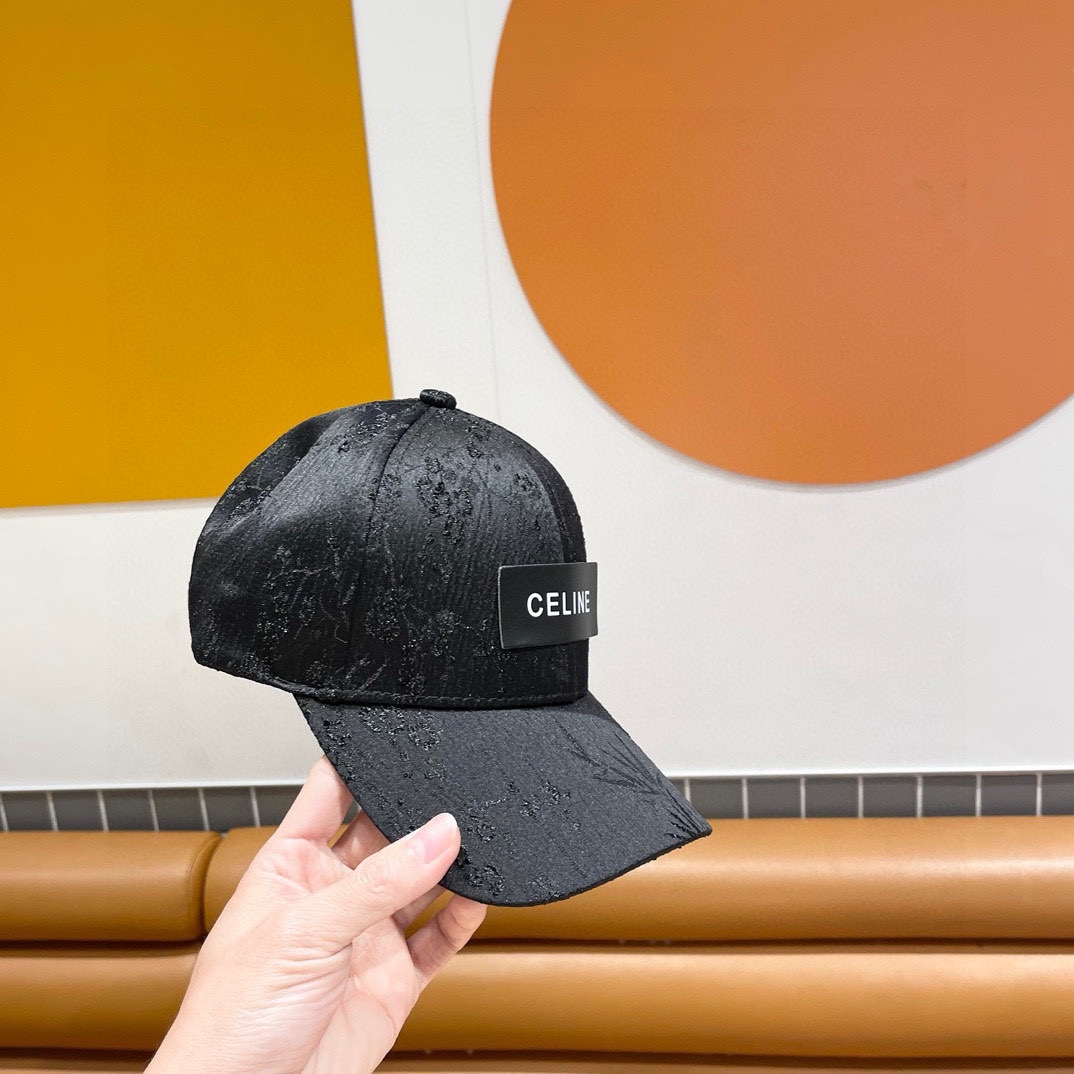 CELIN*·Celine SS nueva gorra de béisbol con bordado del Arco de Triunfo 🧢, la forma de la gorra está completamente hec…