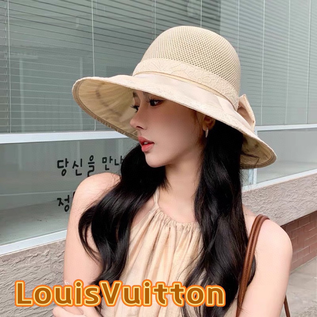 Mejor calidad de réplica
 Louis Vuitton Sombreros Tejido Tejidos malla Colección verano