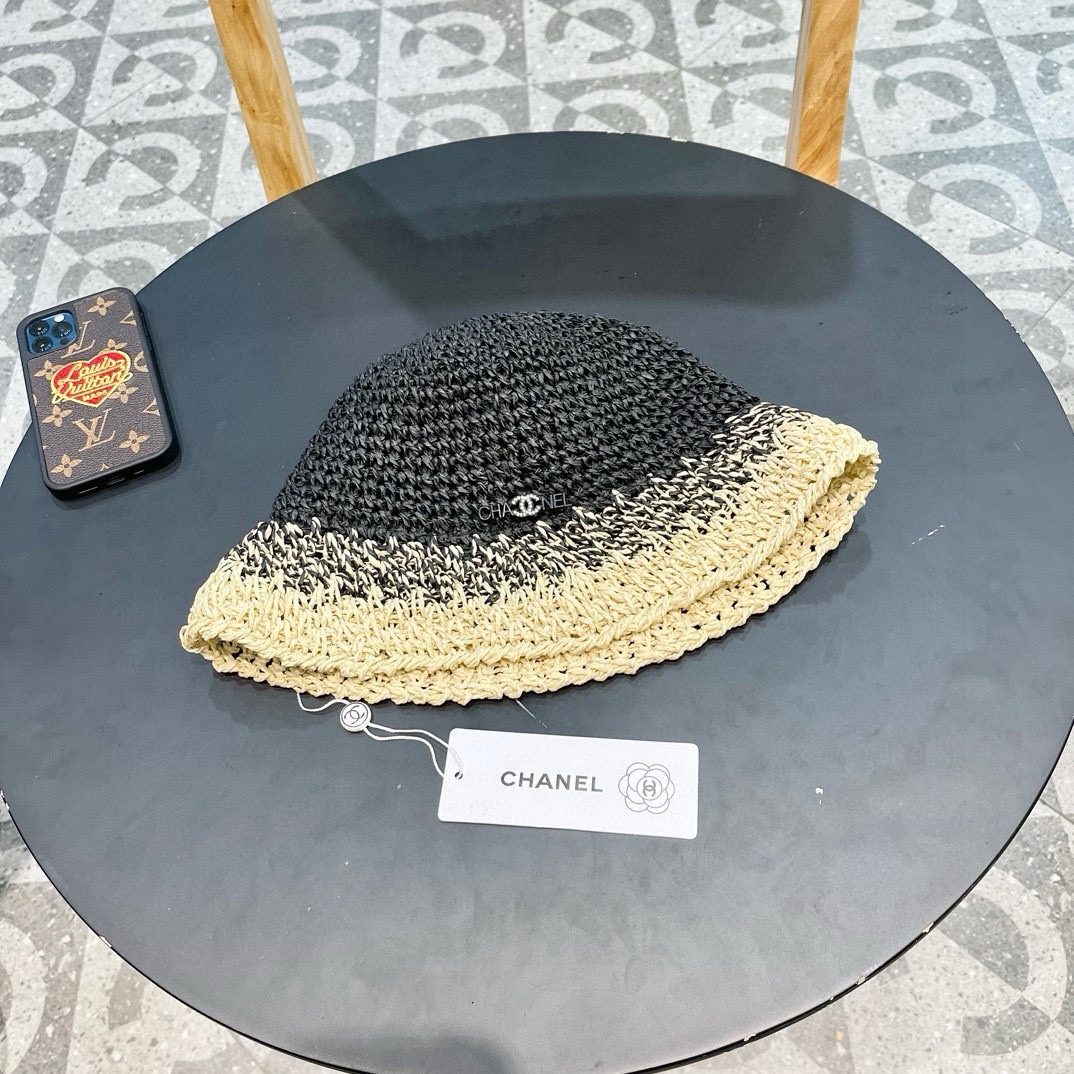 NO:198586,Chanel Chanel Hand-knitted Summer Gradient Color Straw Hat Women Foldable Vacation Travel Sunscreen Fisherman Hat Women Crochet Hat Fisherman Hat Baseball Hat Knitted Hats, Hats, Chanel, Chanel, espadrilles, hats19860909香奈儿Chanel 手工编织夏季渐变色草帽女士可折叠度假旅游防晒渔夫帽女钩针帽子帽子渔夫帽棒球帽针织帽,帽子,chanel,chanel,espadrilles,hats,hat
