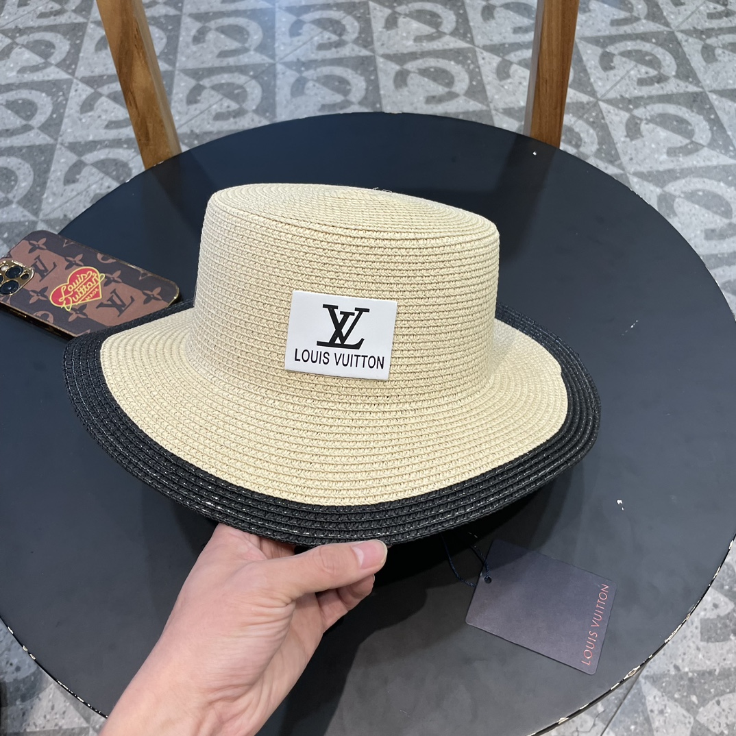 NO:199447,[LV Louis Vuitton] New holiday straw hat, a must-have for travel, super easy to match, buy it now!  Hat fisherman hat baseball hat knit hat, hat, louis vuitton, louis vuitton, espadrilles,hats19860909【LV路易威登】新款度假风草帽,旅行必备,超好搭配,赶紧入手！帽子渔夫帽棒球帽针织帽,帽子,louis vuitton,louis vuitton,espadrilles,hats,hat