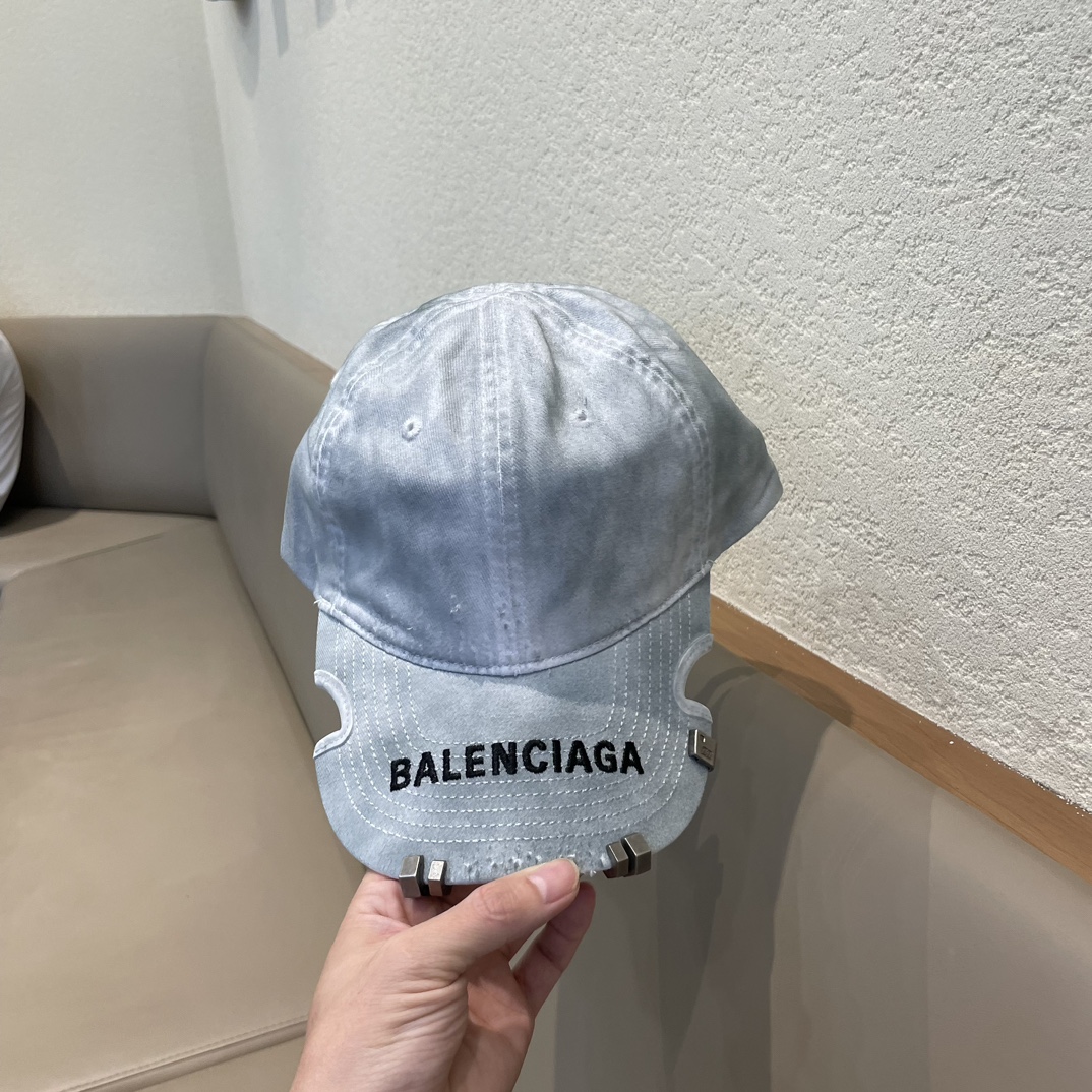 新品Balenciaga巴黎世家新款棒球帽现货秒发简约时尚超级无敌好看的帽子！情侣款！原单货比起其他帽子