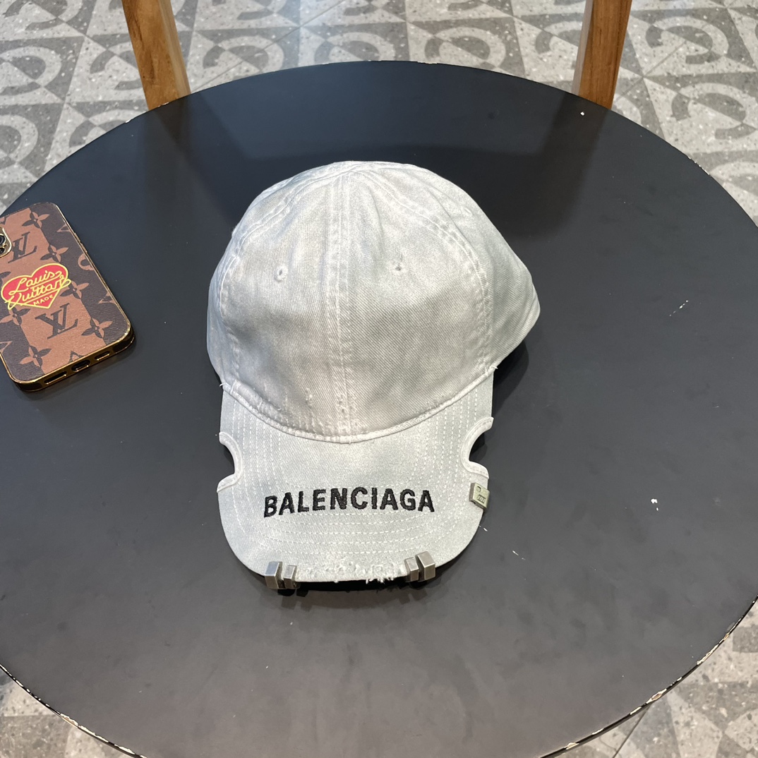 新品Balenciaga巴黎世家新款棒球帽现货秒发简约时尚超级无敌好看的帽子！情侣款！原单货比起其他帽子