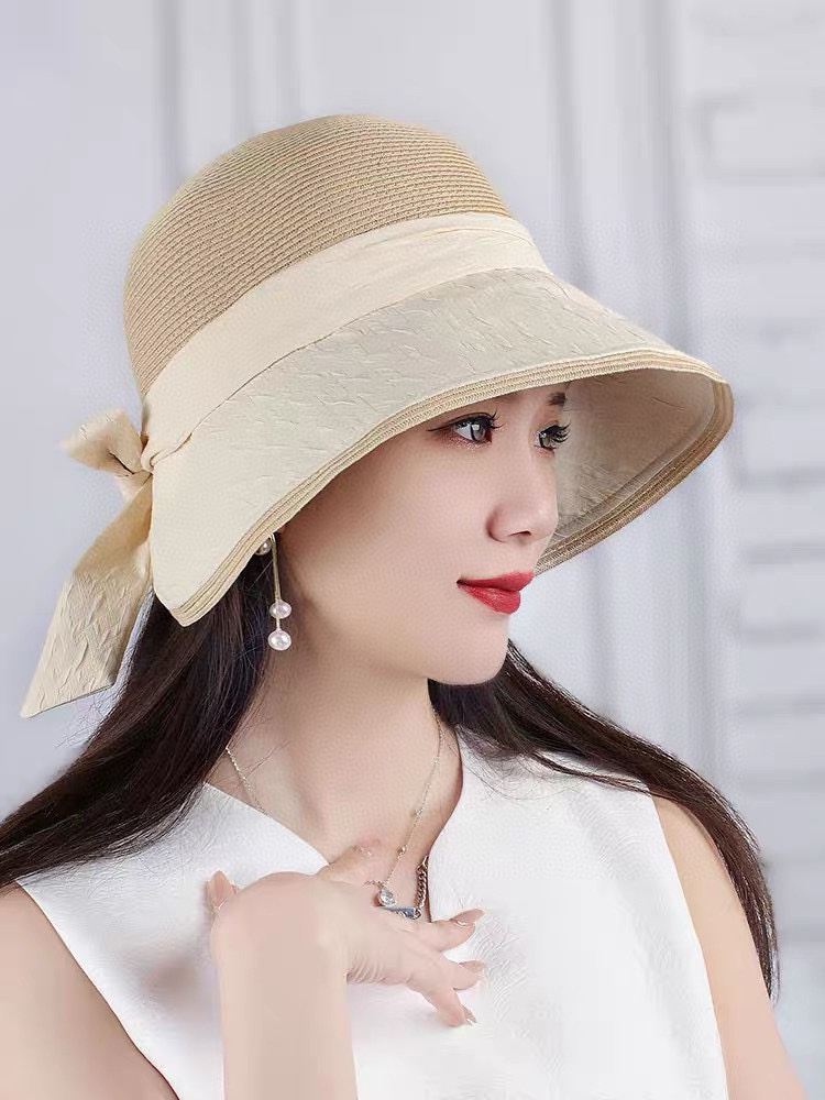NO:199879,Celine cellne new bow slit fisherman hat women summer travel sun protection straw hat foldable sun hat fisherman hat baseball hat knit hat, hat, celine, espadrilles, hats19860909赛琳cellne新款蝴蝶结开衩渔夫帽子女夏季出游遮阳防晒草帽可折叠太阳帽帽子渔夫帽棒球帽针织帽,帽子,celine,espadrilles,hats,hat