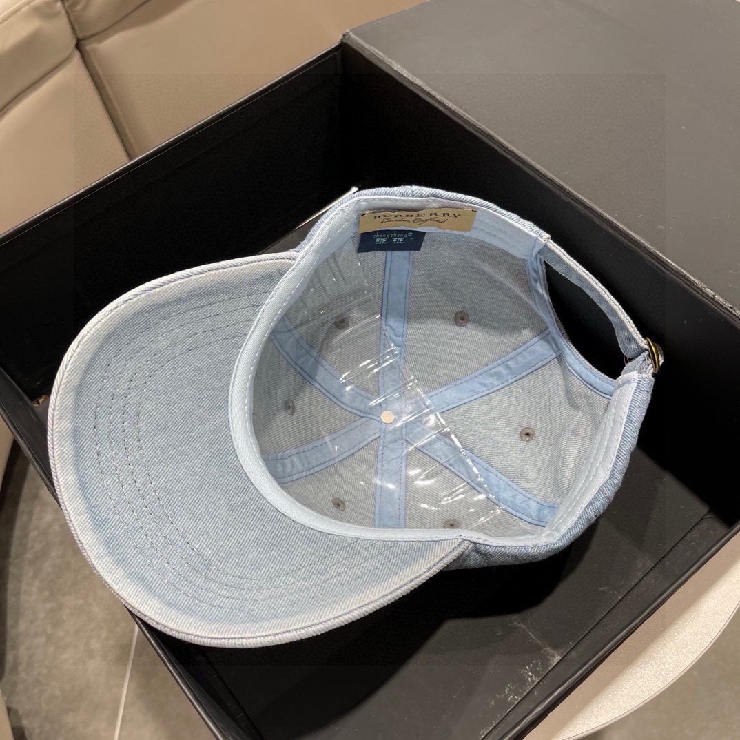 Nueva gorra de béisbol bordada de Burberry, práctica y moderna, combinación de colores excelente, elegante y sencilla, …
