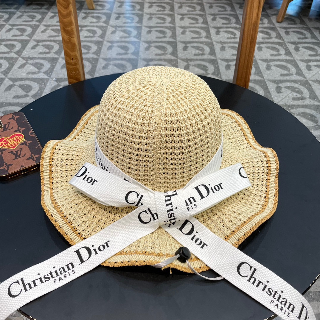 Dior Hoeden Beste replica nieuwe stijl
 Paars Lente/Zomercollectie Strand