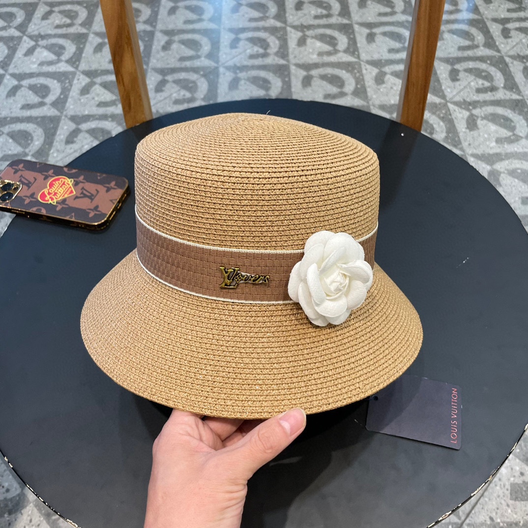 NO:204504,[LV Louis Vuitton] New webbing vacation Fengshui bucket hat straw hat, a must-have for travel, super easy to match, buy it now!  Hat fisherman hat baseball hat knit hat, hat, louis vuitton, louis vuitton, espadrilles,hats19860909【LV路易威登】新款织带度假风水桶帽草帽,旅行必备,超好搭配,赶紧入手！帽子渔夫帽棒球帽针织帽,帽子,louis vuitton,louis vuitton,espadrilles,hats,hat
