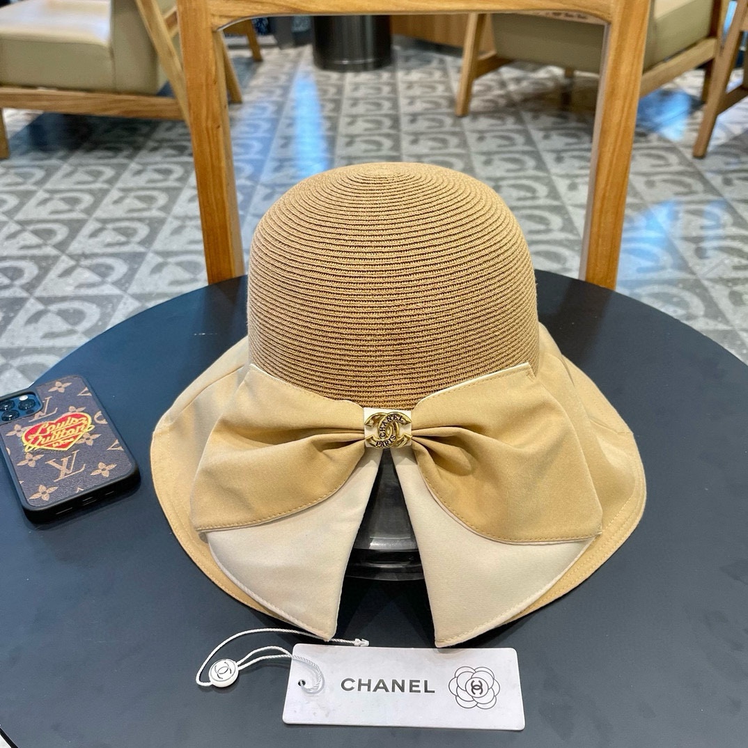 NO:205149,Chanel Chanel sun hat women's sun hat new summer outdoor large brim fashion foldable knit hat bow straw hat fisherman hat baseball hat knit hat, hat, chanel, chanel, espadrilles, hats19860909香奈儿Chanel太阳帽女款遮阳帽子新款夏天户外大檐时尚可折叠编织帽蝴蝶结草帽帽子渔夫帽棒球帽针织帽,帽子,chanel,chanel,espadrilles,hats,hat