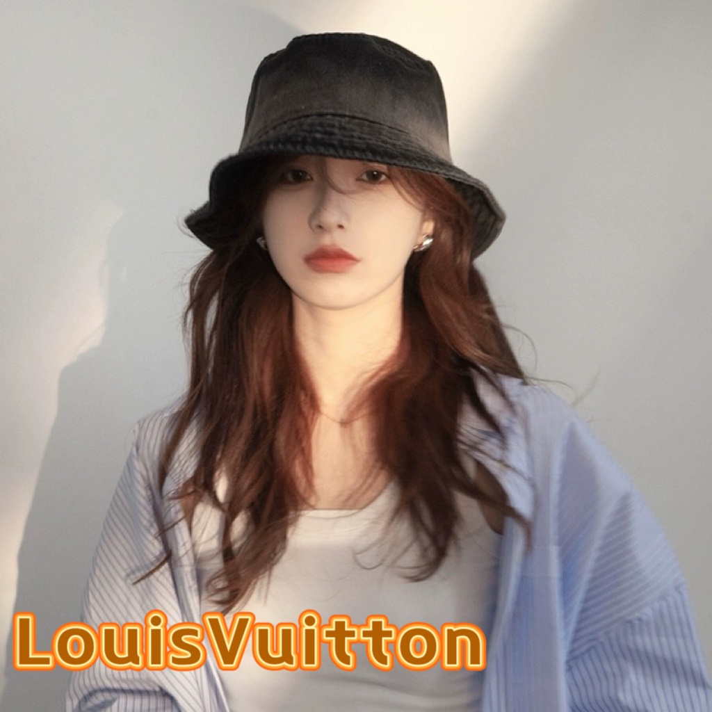 NO:205715,lv Louis Vuitton denim fisherman hat women new style spring and summer Japanese washing gradient large brim temperament versatile bucket basin hat fisherman hat baseball hat knit hat, hat, louis vuitton, louis vuitton, espadrilles, hats19860909lv路易威登牛仔渔夫帽女新款春夏季日系水洗渐变大檐气质百搭水桶盆帽子帽子渔夫帽棒球帽针织帽,帽子,louis vuitton,louis vuitton,espadrilles,hats,hat
