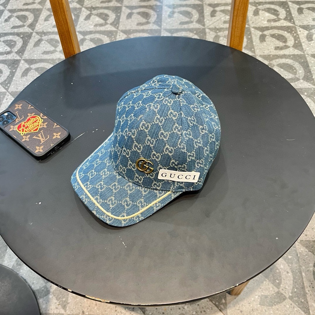  原单品质
GUCCI古奇渔夫帽👒官网新品Gucci棒球帽🧢火爆来袭 工艺非常精美 高档大气上档次！低调