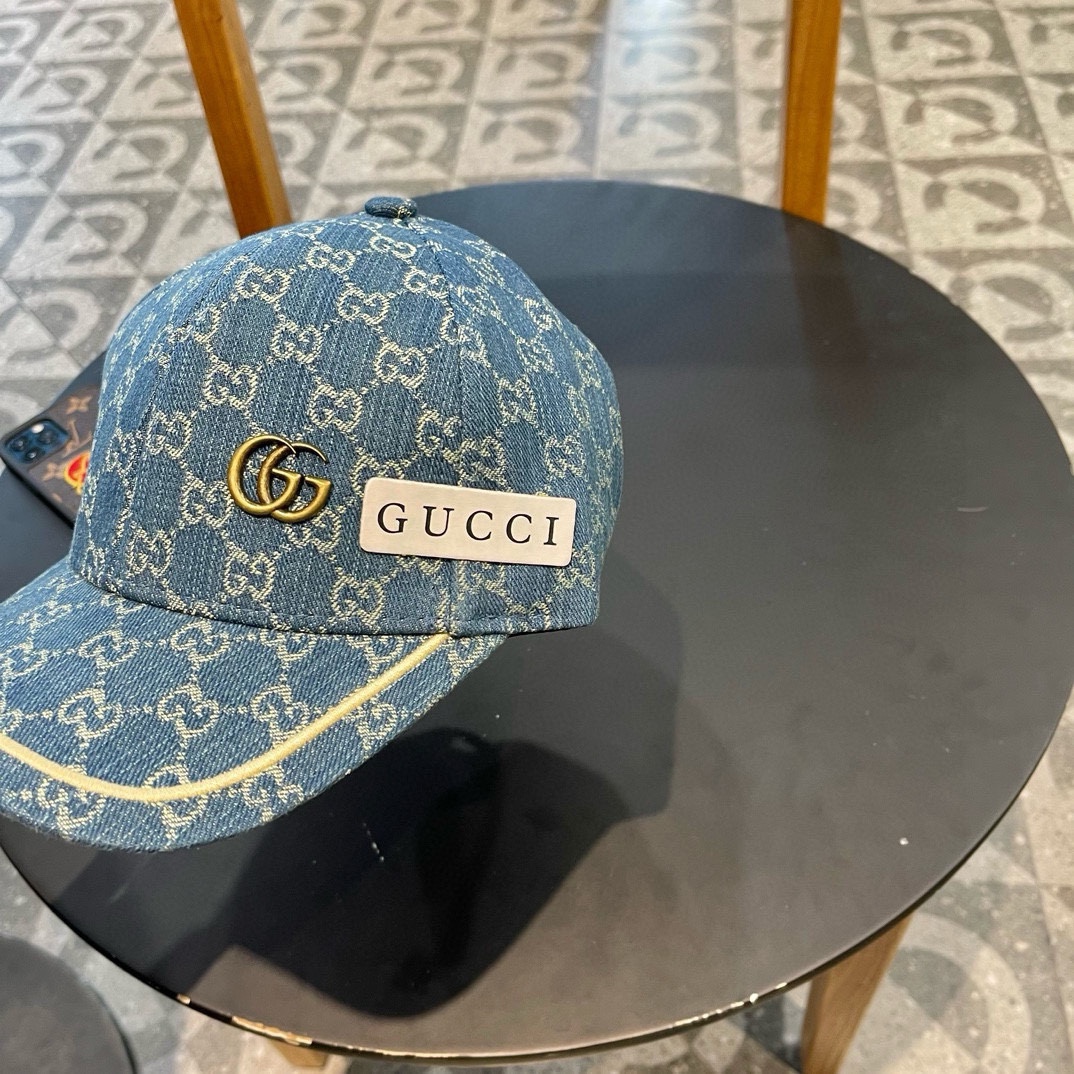  原单品质
GUCCI古奇渔夫帽👒官网新品Gucci棒球帽🧢火爆来袭 工艺非常精美 高档大气上档次！低调