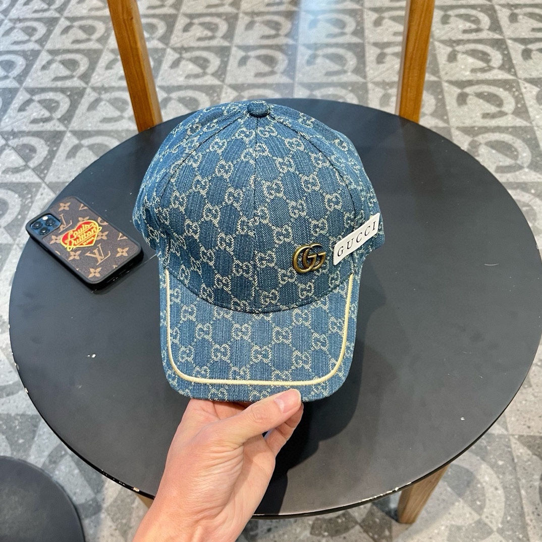  原单品质
GUCCI古奇渔夫帽👒官网新品Gucci棒球帽🧢火爆来袭 工艺非常精美 高档大气上档次！低调