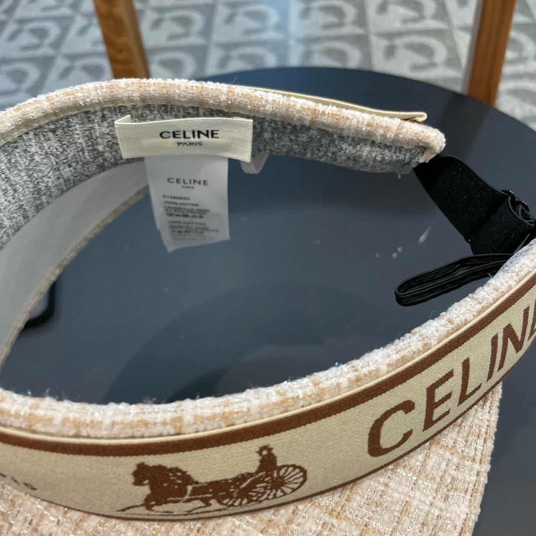  CELINE 塞琳春夏超细装饰空顶帽 超🉑空顶系列，颜色妥妥，轻便携带！小仙女🧚人手必备