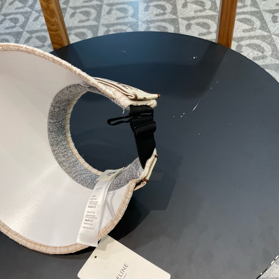  CELINE 塞琳春夏超细装饰空顶帽 超🉑空顶系列，颜色妥妥，轻便携带！小仙女🧚人手必备