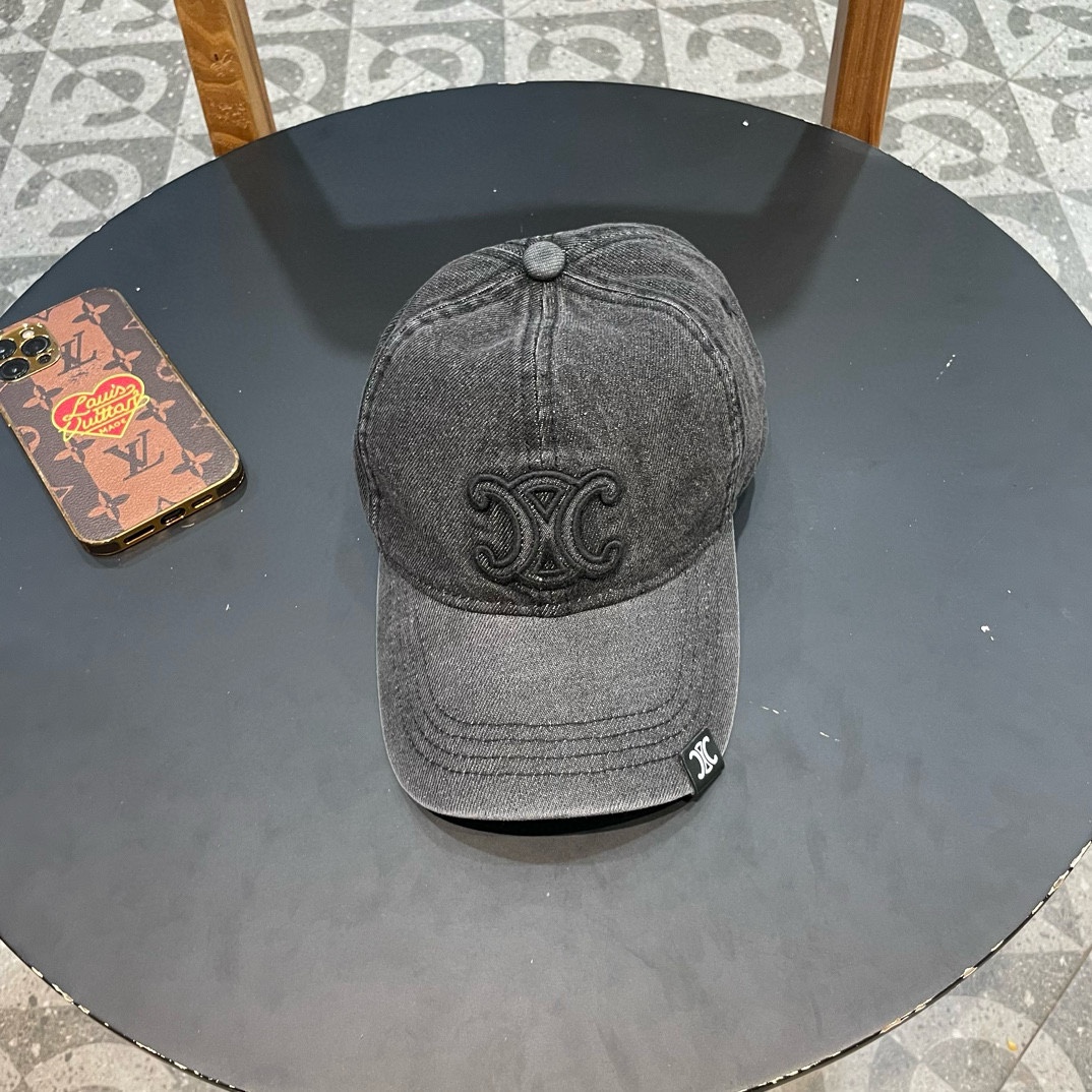 CELINE Celine nueva colección 🆕 gorra de béisbol 🧢 gorra de béisbol original 🧢 réplica original 1.1, tela ligera y t…