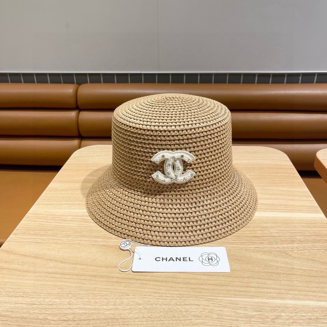 Chanel 新款草帽，高级定制，头围57cm