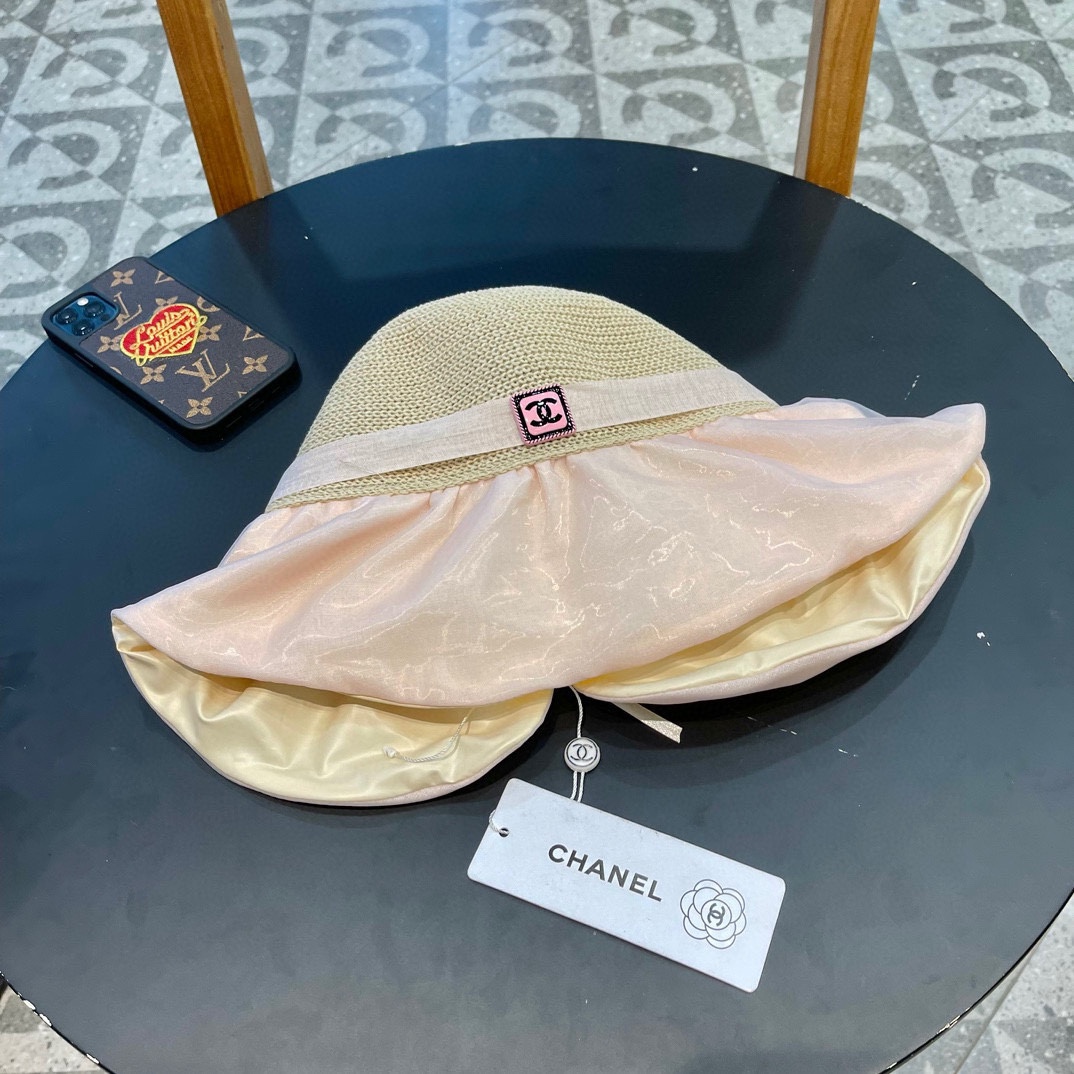 NO:207869,Chanel summer sun protection and ultraviolet fisherman hat women's new outdoor large hat brim face covering sun hat straw hat fisherman hat baseball hat, hat, chanel, espadrilles, hats19860909Chanel夏季遮阳防晒防紫外线渔夫帽子女款新款户外大帽檐遮脸太阳帽帽子草帽渔夫帽棒球帽,帽子,chanel,espadrilles,hats,hat