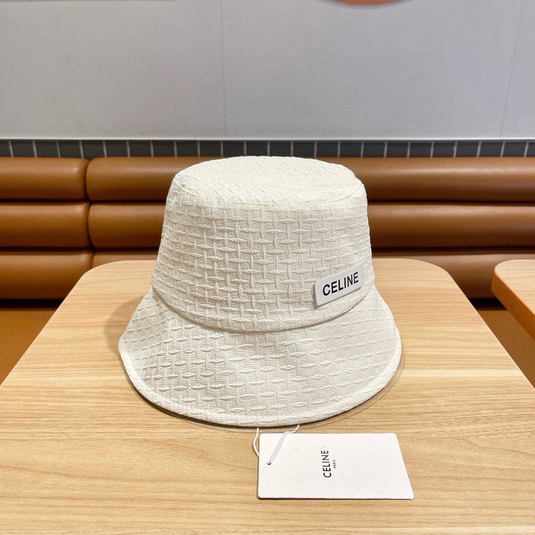 CELINE 2024 nuevo sombrero de pescador para mujer, para primavera y verano, para viajes, protección UV, sombrero de sol…