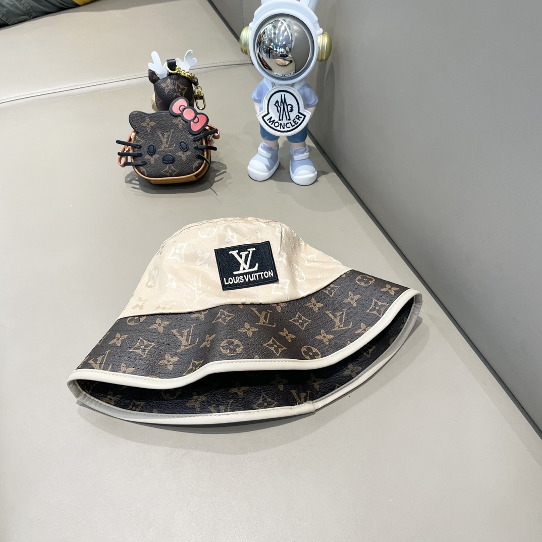 【LV Louis Vuitton】2024 nuevo sombrero de pescador clásico con monograma y divertido, imprescindible para amantes de la …