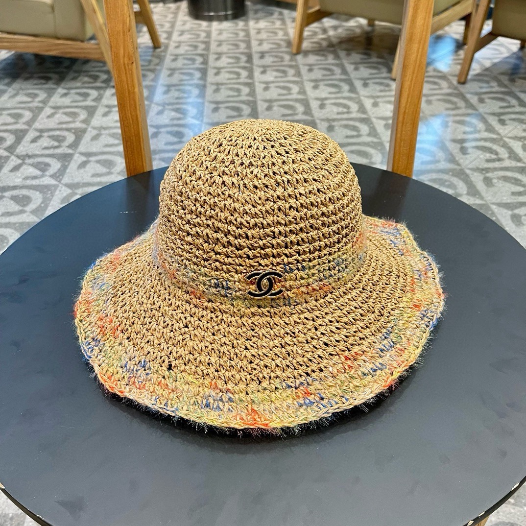 NO:208267,Chanel Chanel Colorful woven straw hat women summer seaside vacation sun protection hat breathable hollow big hat brim face small hat hat straw hat fisherman hat baseball hat, hat, chanel, chanel, espadrilles, hats19860909Chanel香奈儿 彩色编织草帽女夏季海边度假遮阳防晒帽透气镂空大帽檐显脸小帽子帽子草帽渔夫帽棒球帽,帽子,chanel,chanel,espadrilles,hats,hat