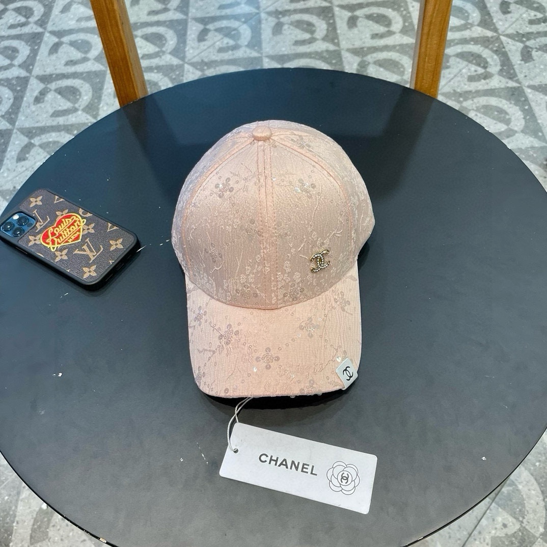 【Chanel】Nueva gorra de béisbol estilo chino moderno de primavera-verano 2024, estilo popular
