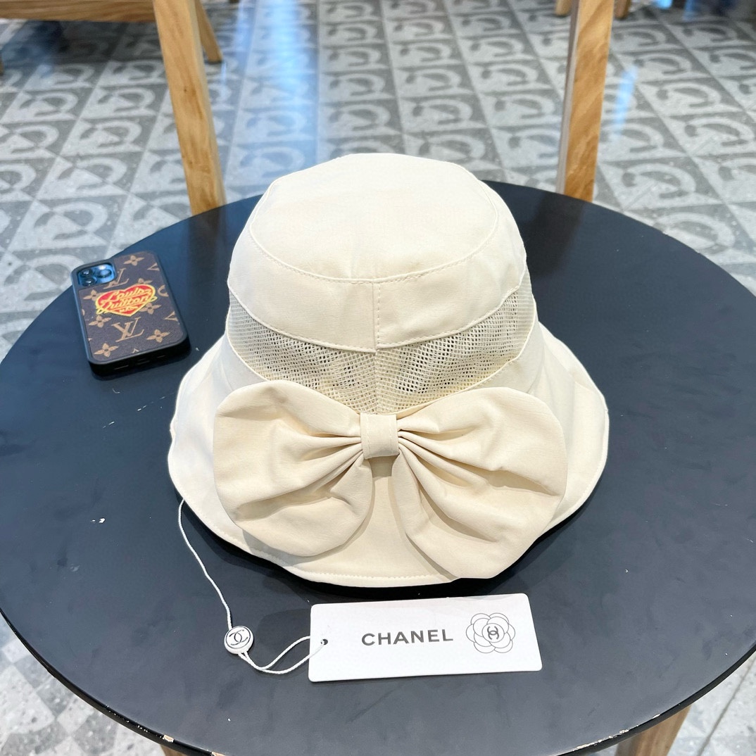 【Chanel】Nueva gorra de pescador estilo Chanel de principios de primavera 2024, con mucha textura, primera opción para s…