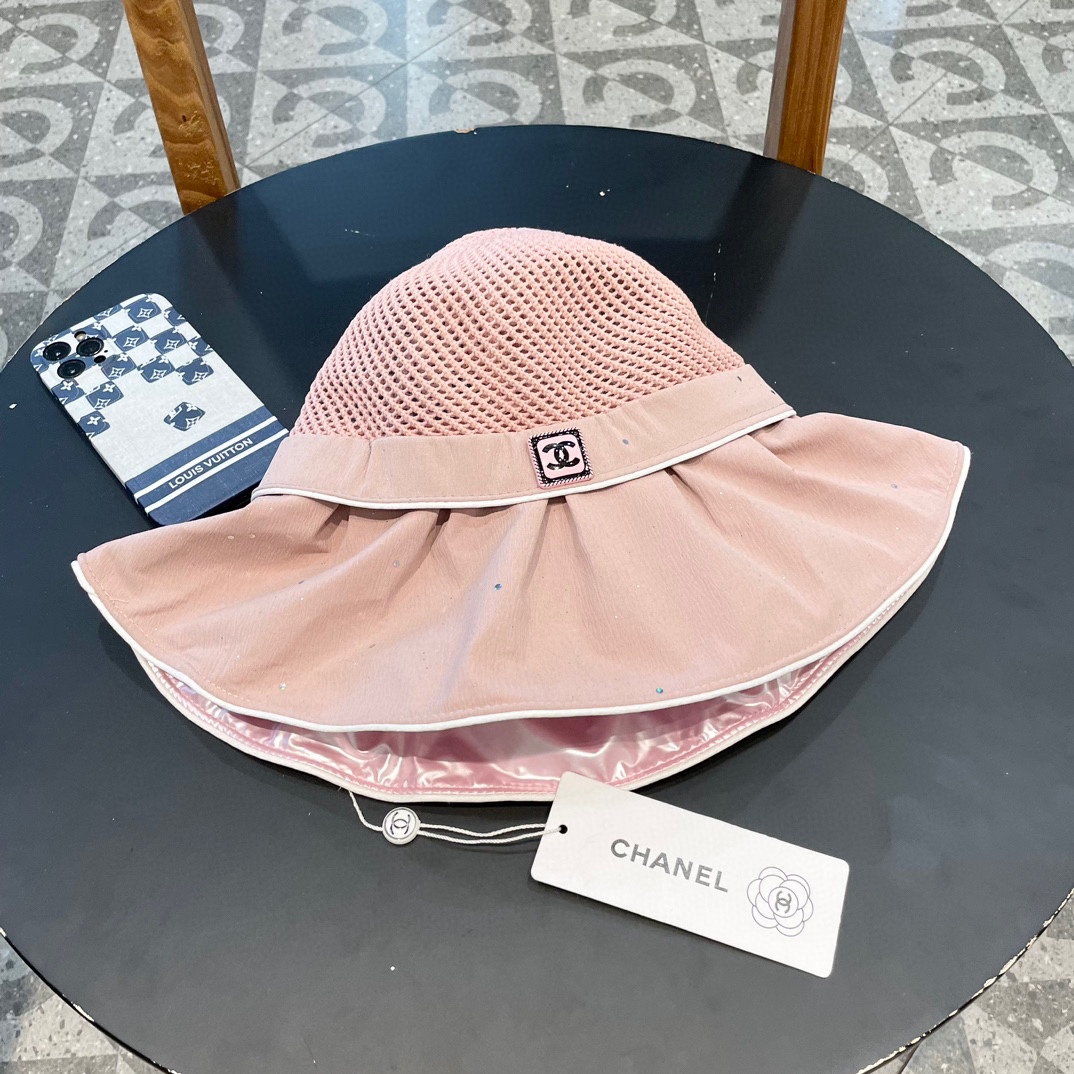 Chanel 香奈儿 sombrero de sol para mujer de la colección futura, plegable, protección solar, profesional para exteriores, …