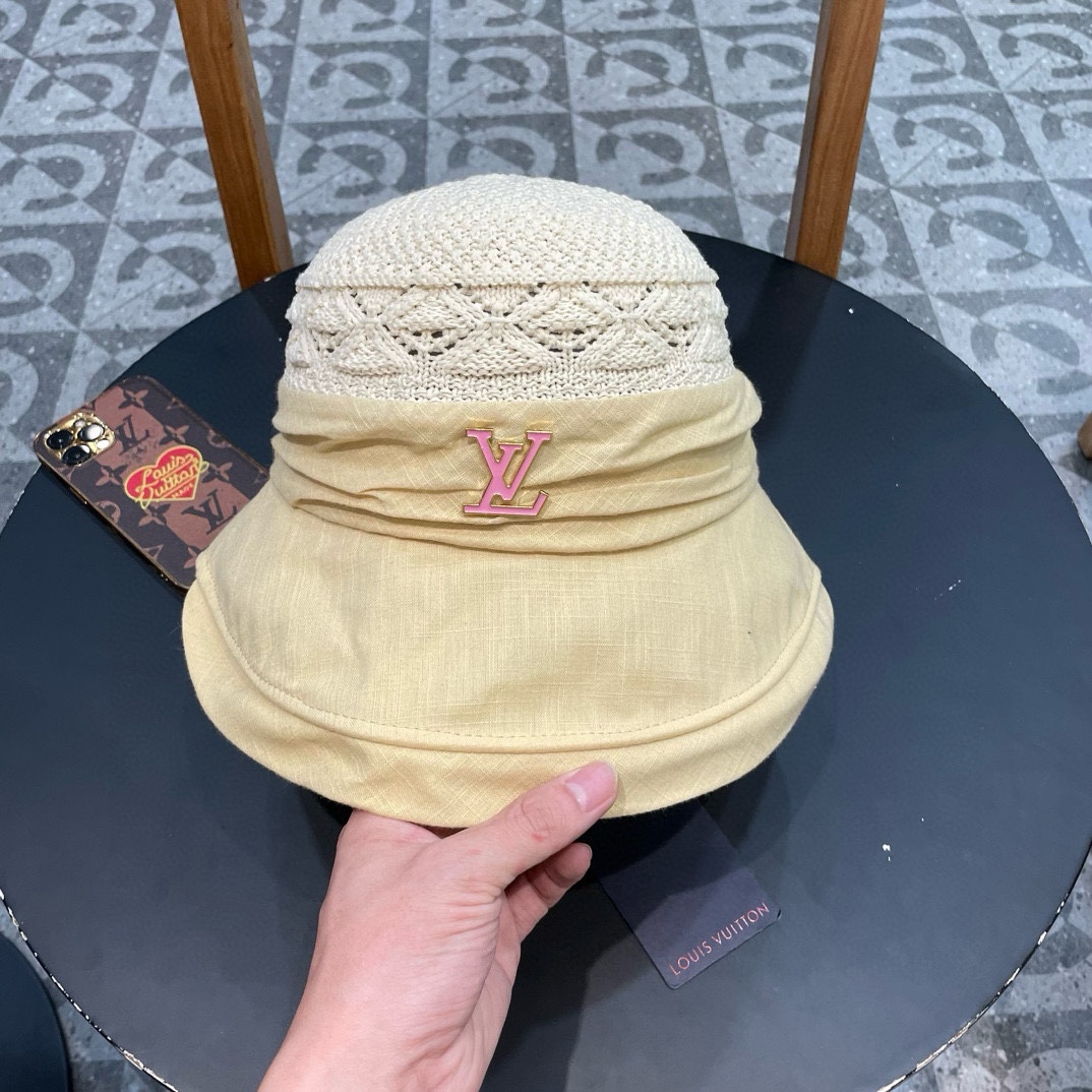 Sombrero de pescador LV 🧢 nuevo Louis Vuitton sombrero de pescador 🧢 envío caliente, artículo versátil 🥰 combina bie…