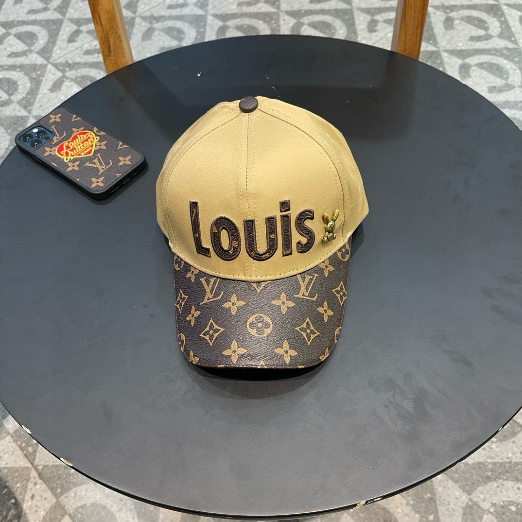 Louis Vuitton nueva gorra de béisbol 🧢 gorra de béisbol LV, simple y elegante, unisex