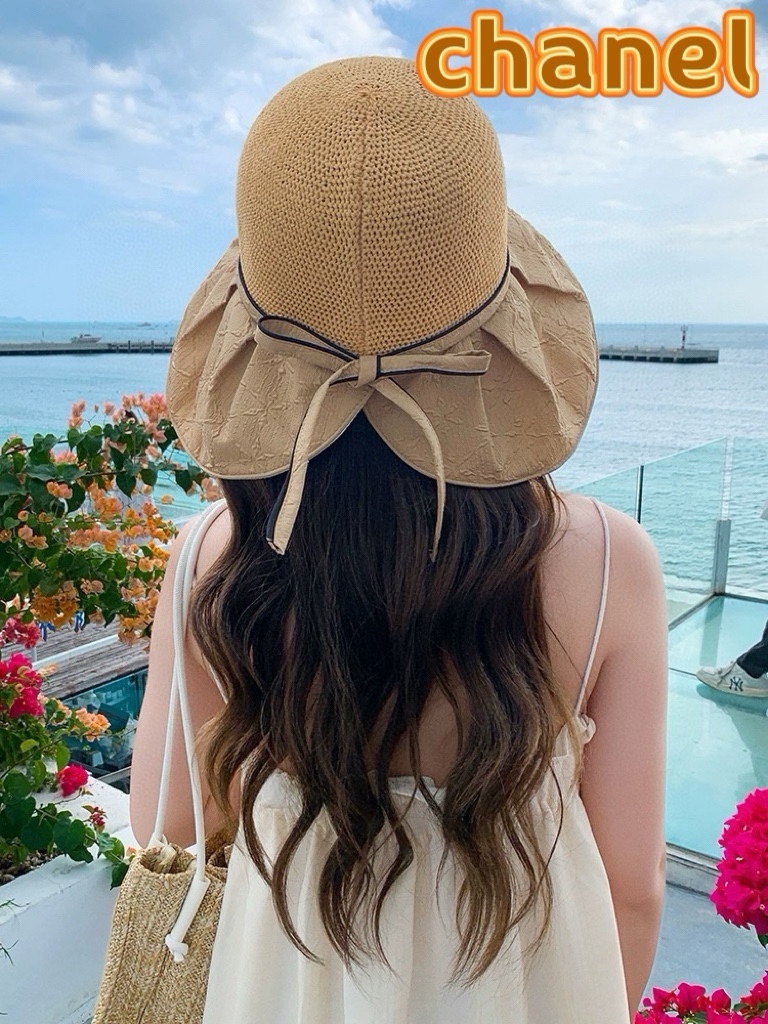 NO:210775,Chanel Fisherman's hat looks so small, and comes with its own fashion. The casual and fashionable style is super versatile, with great defense!  Love too much hat straw hat fisherman hat baseball hat, hat, chanel, espadrilles, hats19860909香奈儿 渔夫帽 超级显脸小,又自带时尚 休闲时尚风超级百搭,巨防嗮！太爱了帽子草帽渔夫帽棒球帽,帽子,chanel,espadrilles,hats,hat