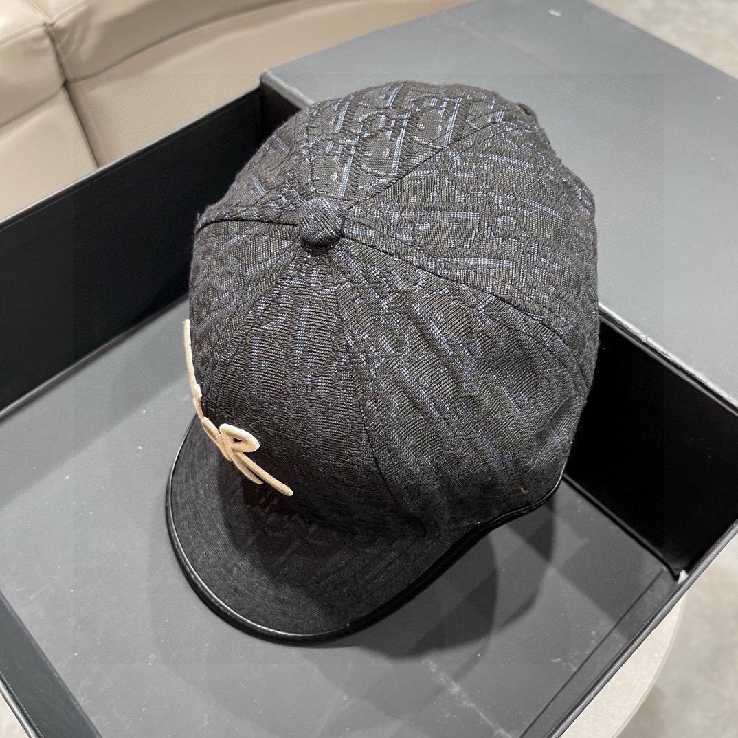 Gorra de béisbol original nueva de Dior, estampado clásico Dior, con encanto vintage, agotada en tiendas, molde persona…