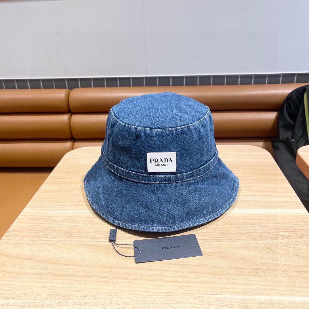 NO:212554,Pr@da Denim Triangle Fisherman's Hat Washing Bowl Color, Showing Same Style, Soft and Comfortable Fabric, versatile casual style, close your eyes!  Hat fisherman hat baseball hat knit hat, hat, prada, espadrilles, hats19860909Pr@da 普拉达牛仔布三角渔夫帽 洗水牛仔色,秀场同款,面料柔软舒适 百搭休闲款,闭眼入！帽子渔夫帽棒球帽针织帽,帽子,prada,espadrilles,hats,hat