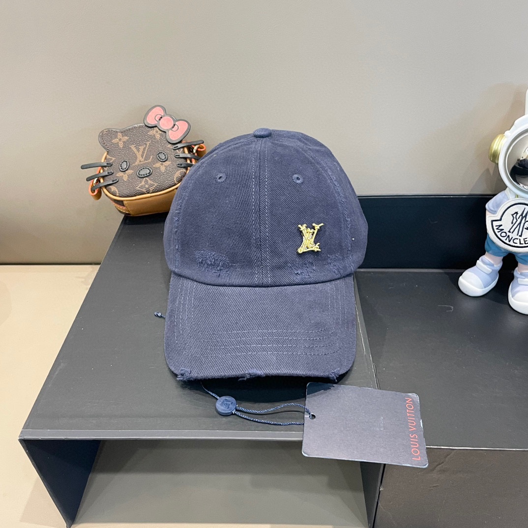Gorra de béisbol LV Louis Vuitton original de otoño-invierno, ligera y transpirable. Perfecta forma, fotos reales exclu…
