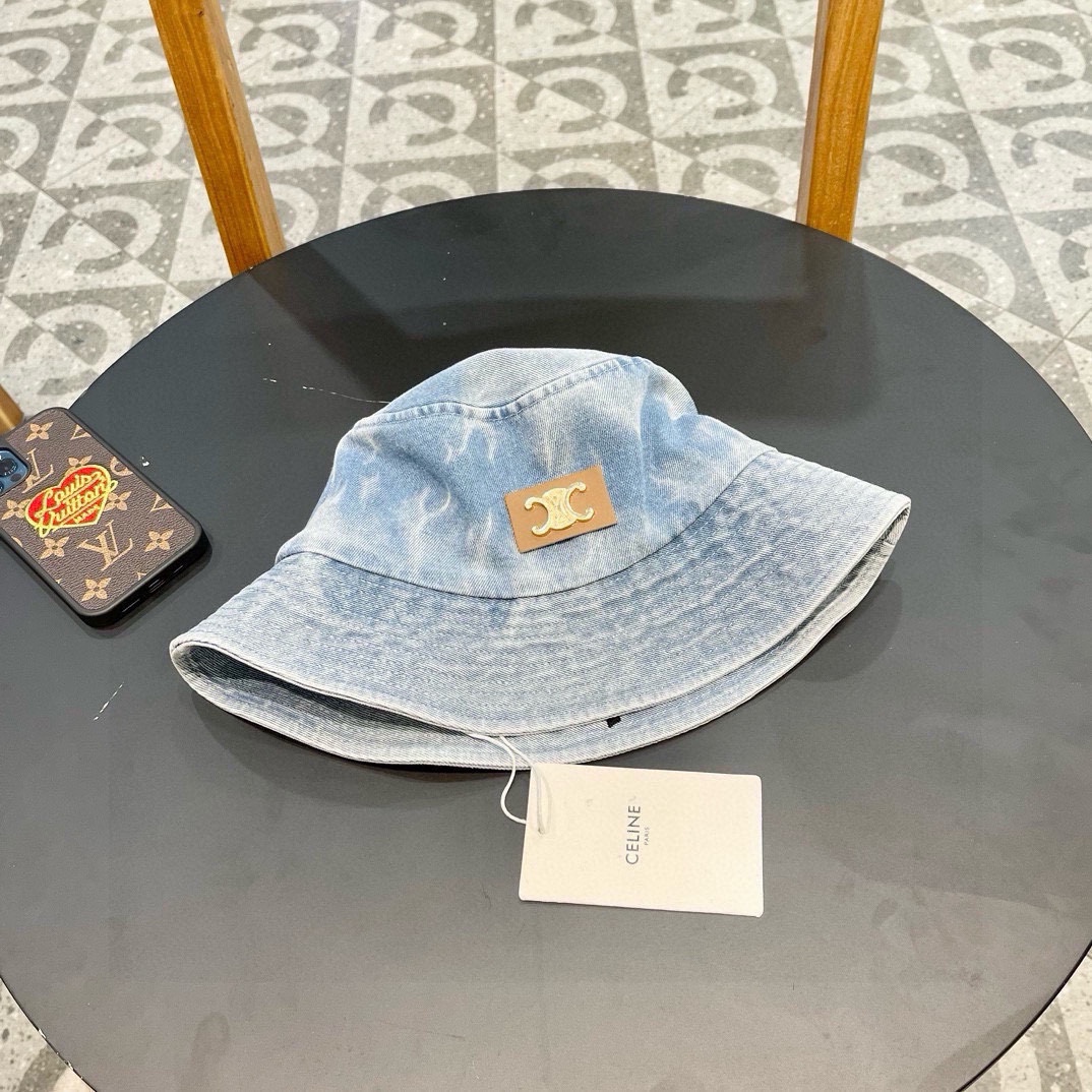【CELINE】nuevo sombrero de pescador vaquero de primavera/verano, imprescindible para salir, muy fácil de combinar, alta …