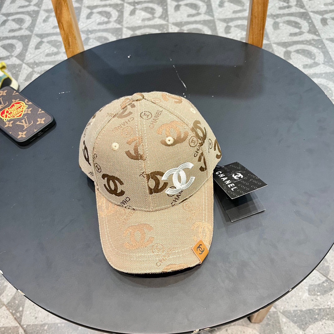 Chanel ~ nuevo sombrero de béisbol de cuatro estaciones, logo personalizado de alta calidad, material: 100% algodón, ci…