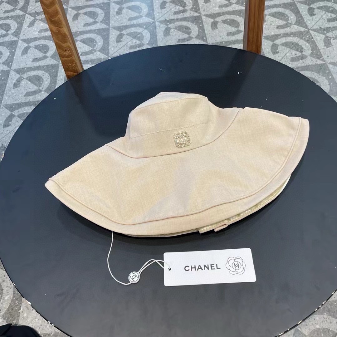Chanel CHANEL sombrero de pescador de primavera/verano de tela fina, estilo pequeño, mismo estilo que el de Wang Yibo y…